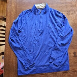 J. McLaughlin Jersey Knit 1/4 Zip Mockneck XL